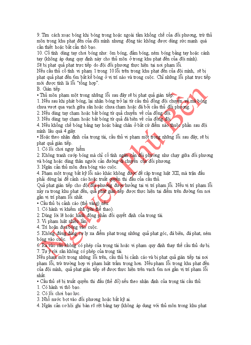 image for page Luat bong da mini 5 nguoi