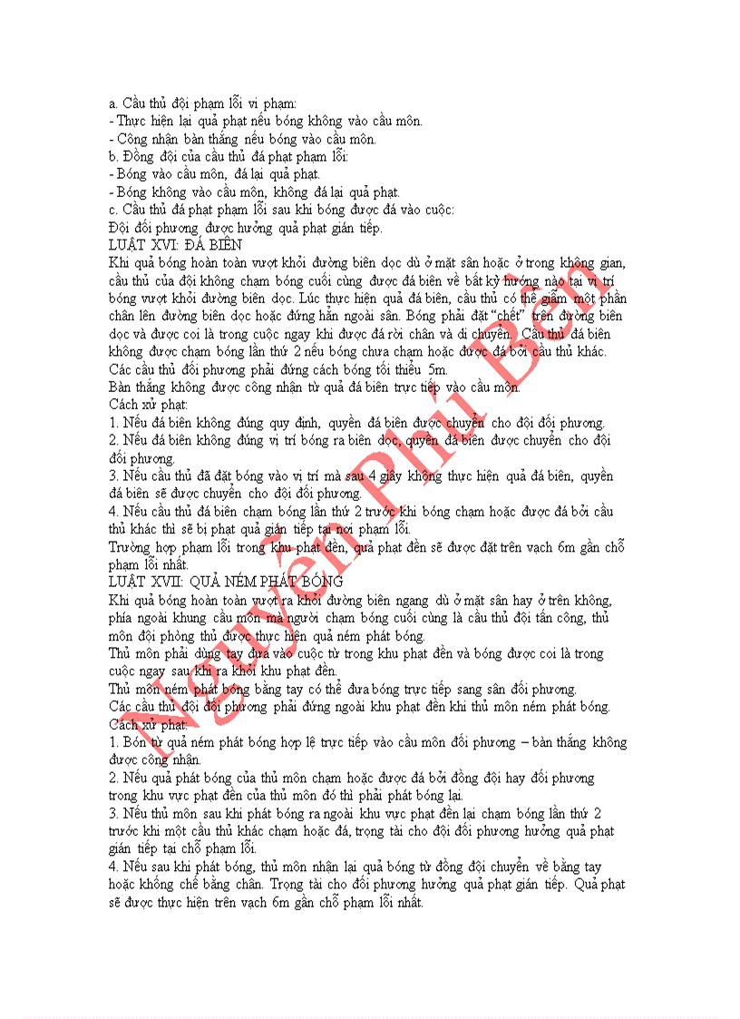 image for page Luat bong da mini 5 nguoi