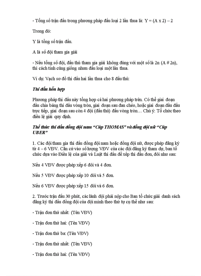 image for page Luat cau long qt