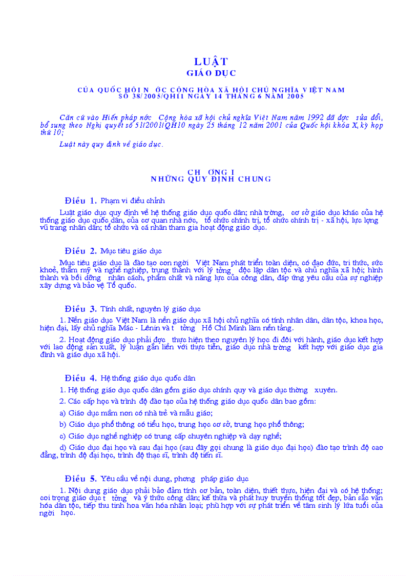 image for page Luat giao duc 2005 1