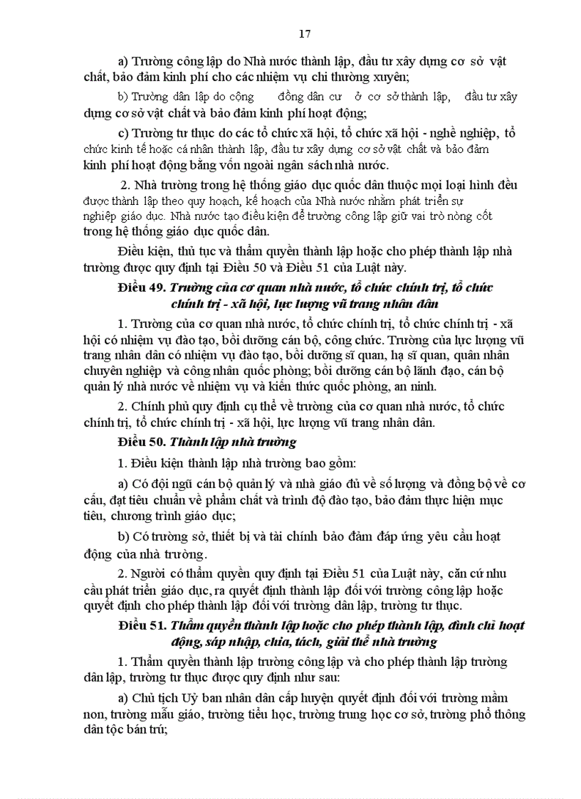 image for page Luật Giáo dục 2005 Bộ GD ĐT