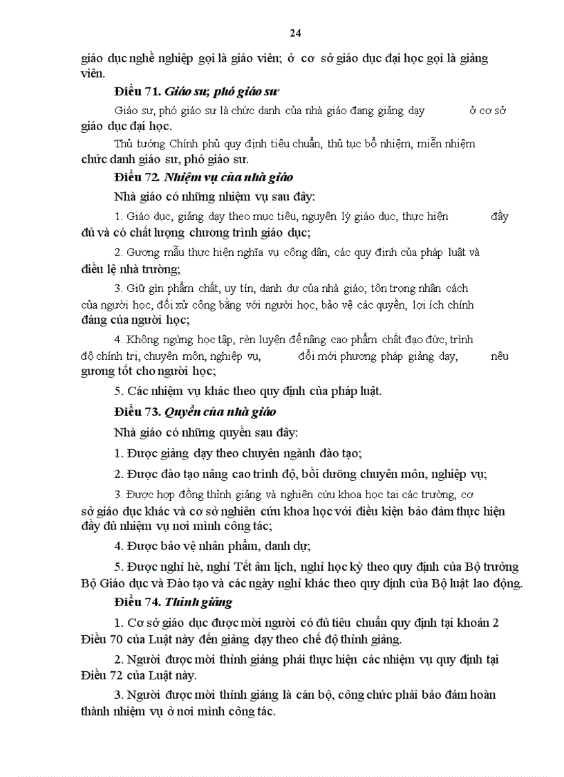 image for page Luật Giáo dục 2005 Bộ GD ĐT