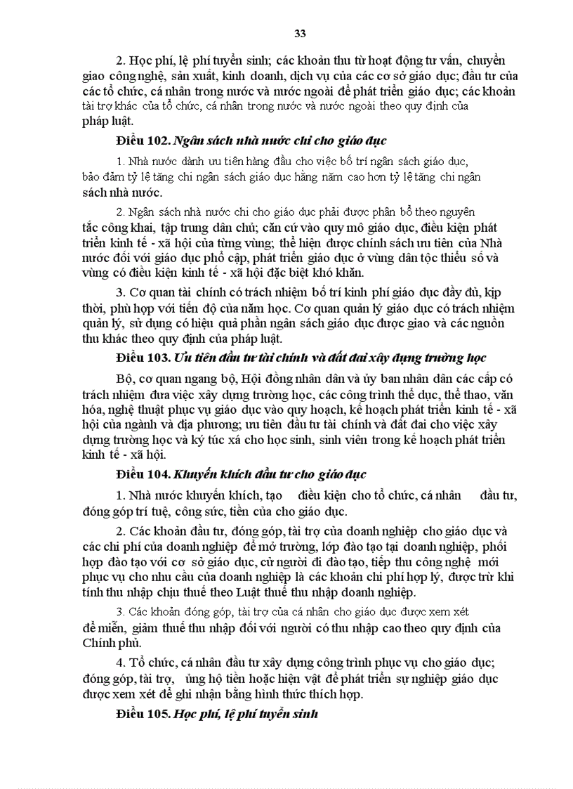 image for page Luật Giáo dục 2005 Bộ GD ĐT