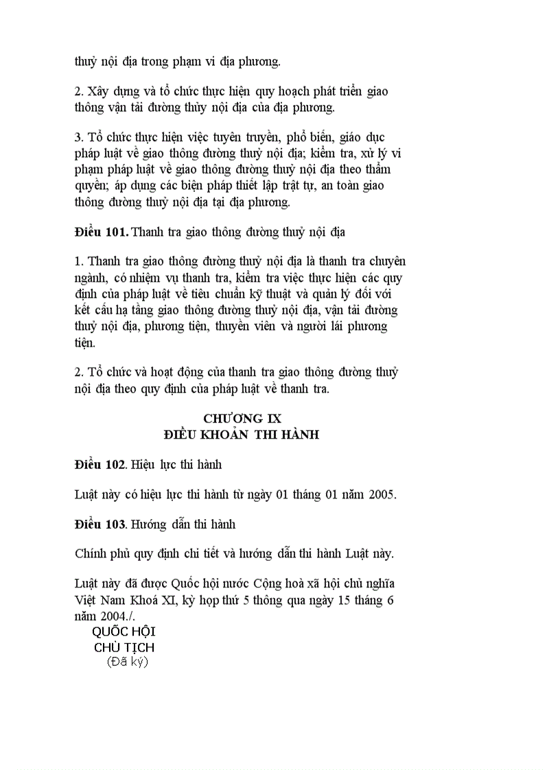 image for page Luat giao thong duong thuy noi dia