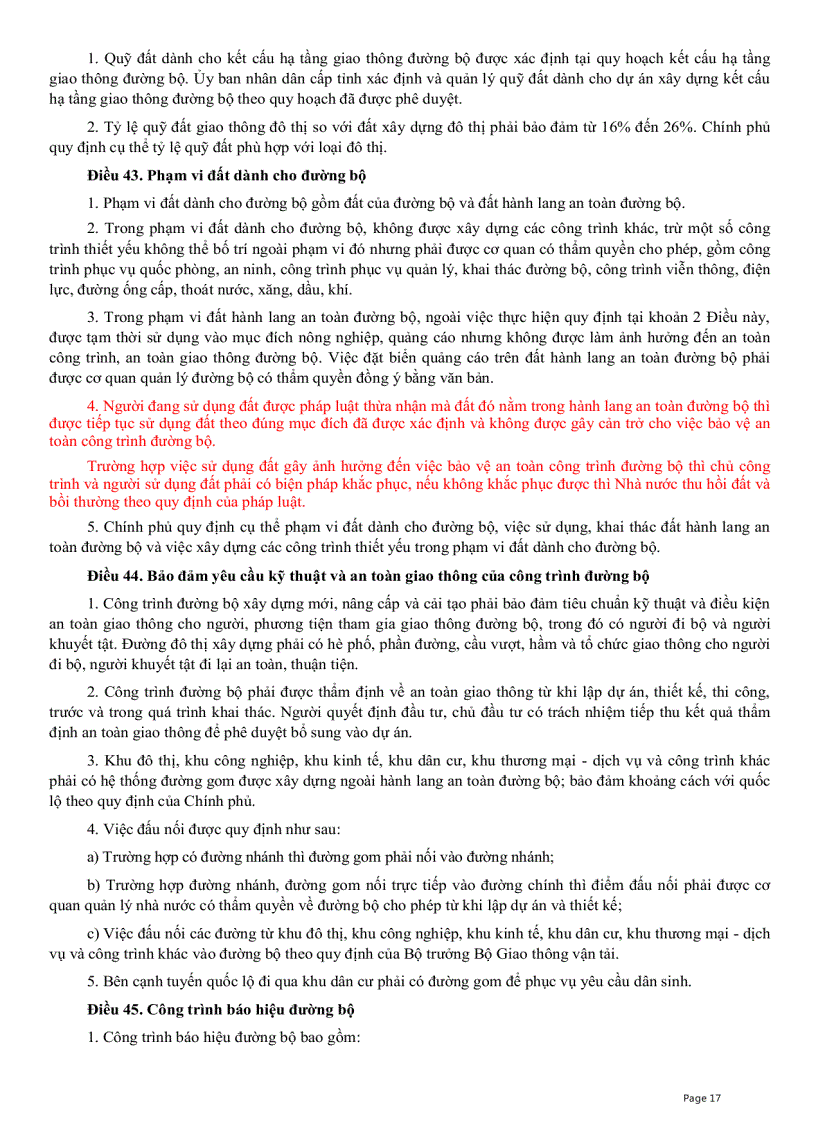 image for page Luật GT Đường Bộ 2008