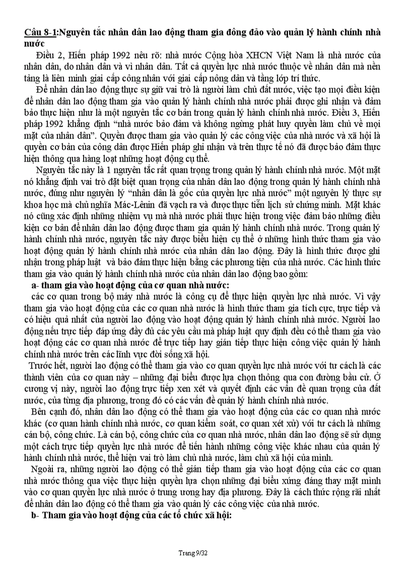 image for page Luật Hình Chính Câu Hỏi Thi TN