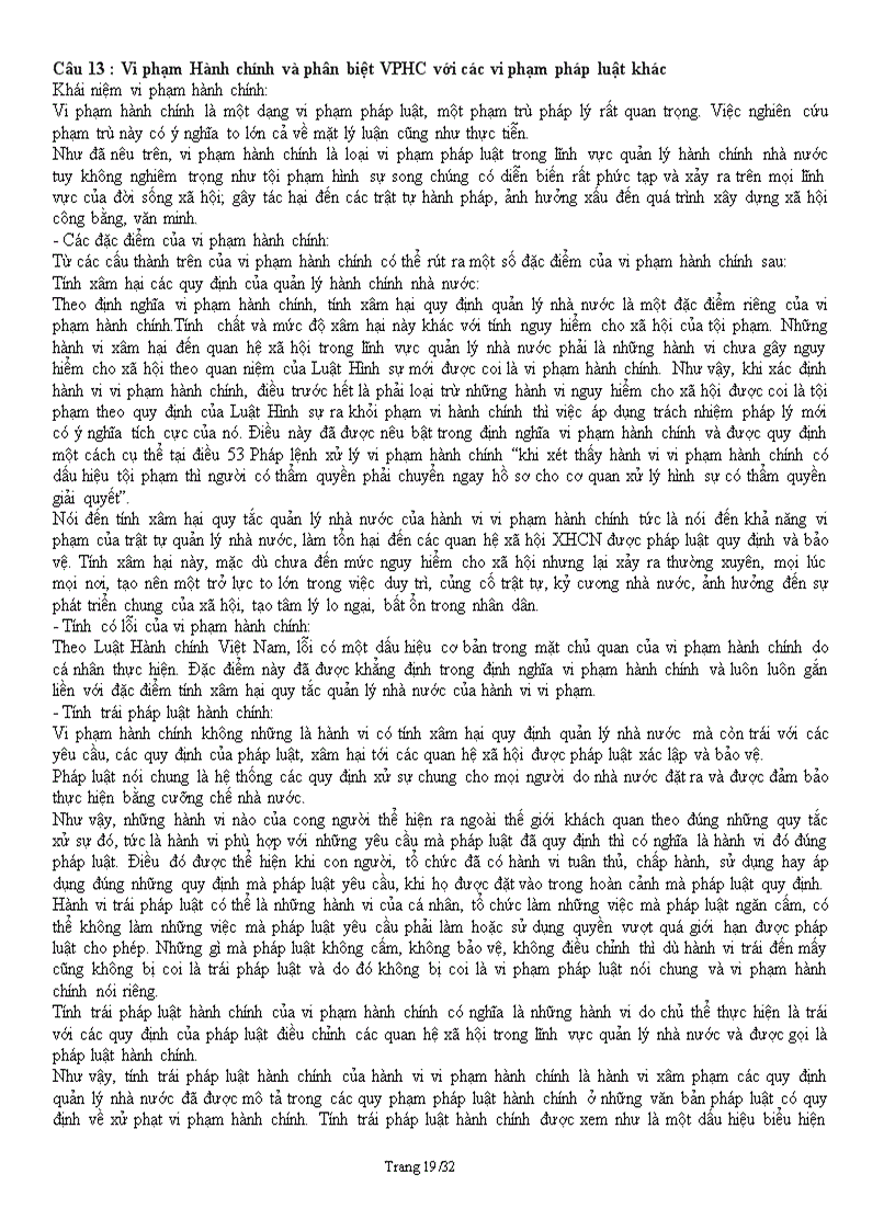 image for page Luật Hình Chính Câu Hỏi Thi TN