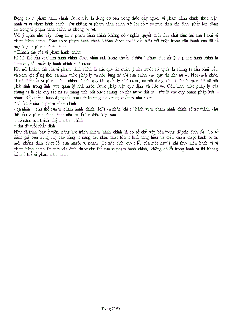 image for page Luật Hình Chính Câu Hỏi Thi TN