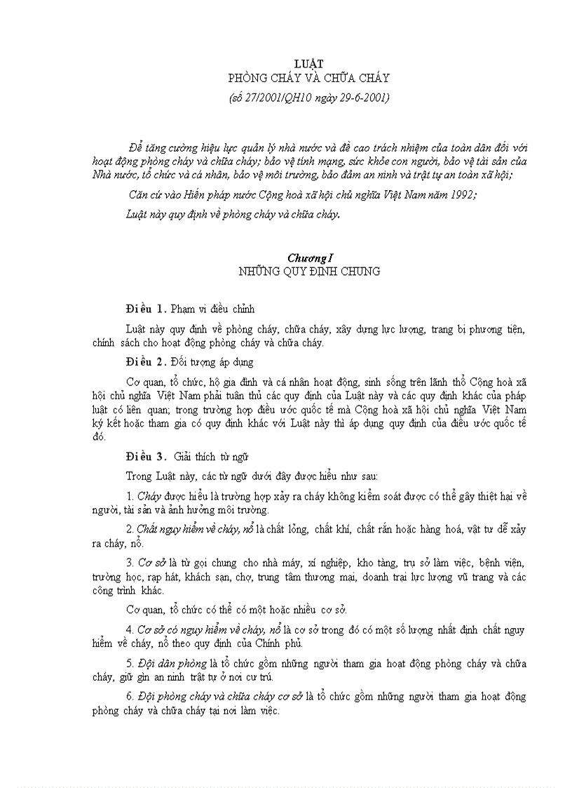 image for page Luật PCCC