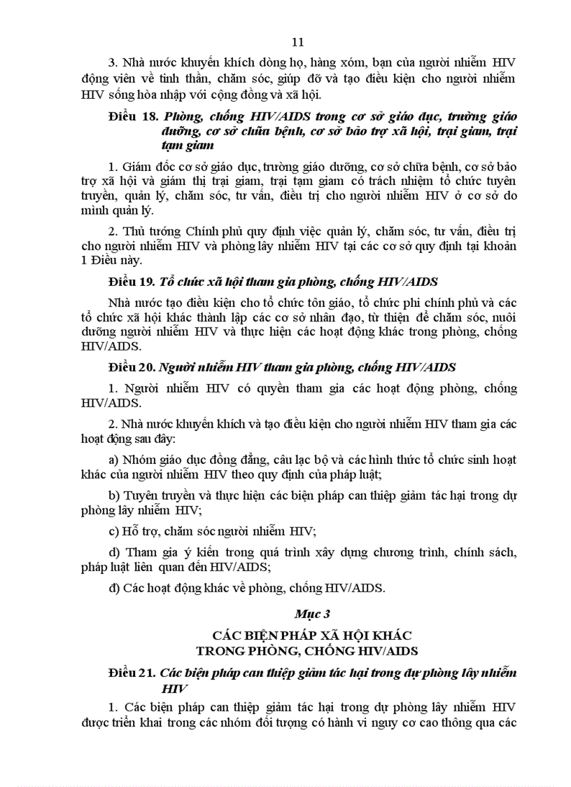 image for page Luật phòng chống HIV AIDS