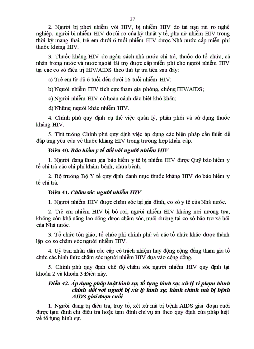 image for page Luật phòng chống HIV AIDS