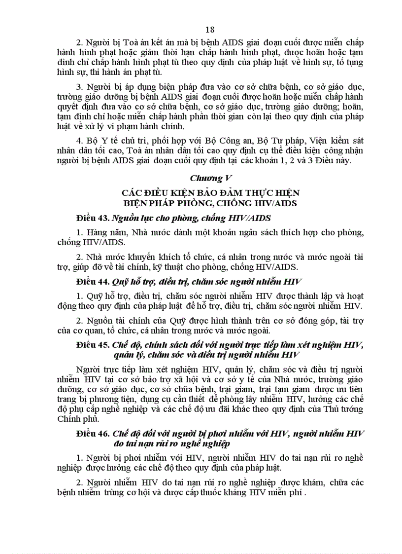 image for page Luật phòng chống HIV AIDS