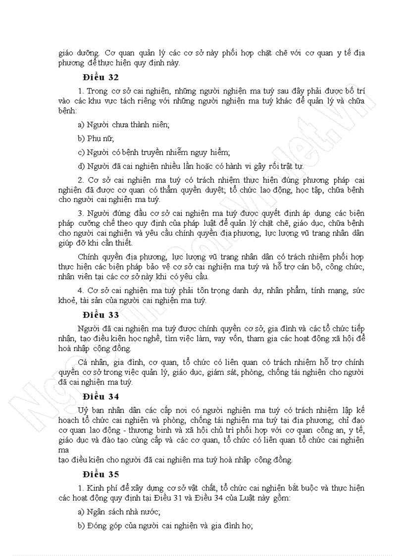 image for page Luật Phòng chống ma túy 2000