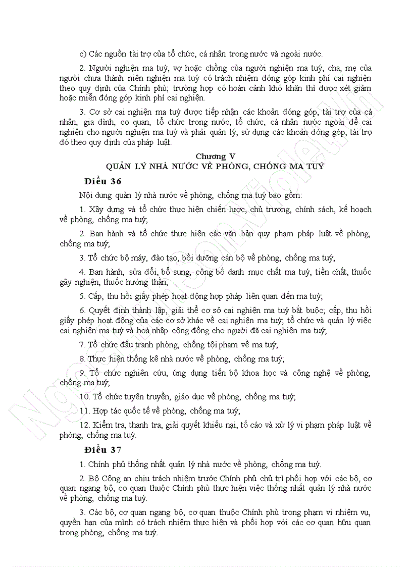 image for page Luật Phòng chống ma túy 2000