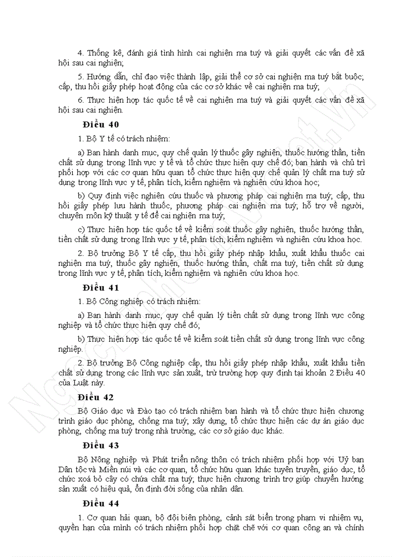 image for page Luật Phòng chống ma túy 2000