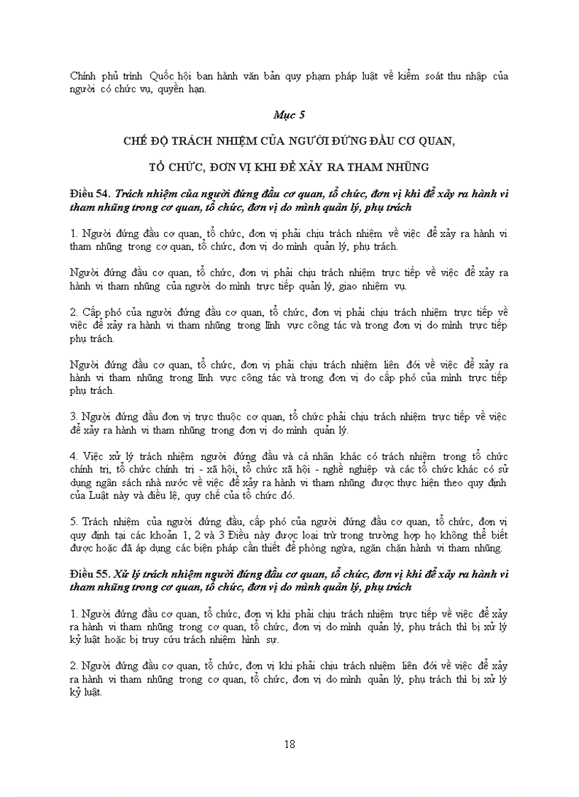 image for page Luật phòng chống tham nhũng