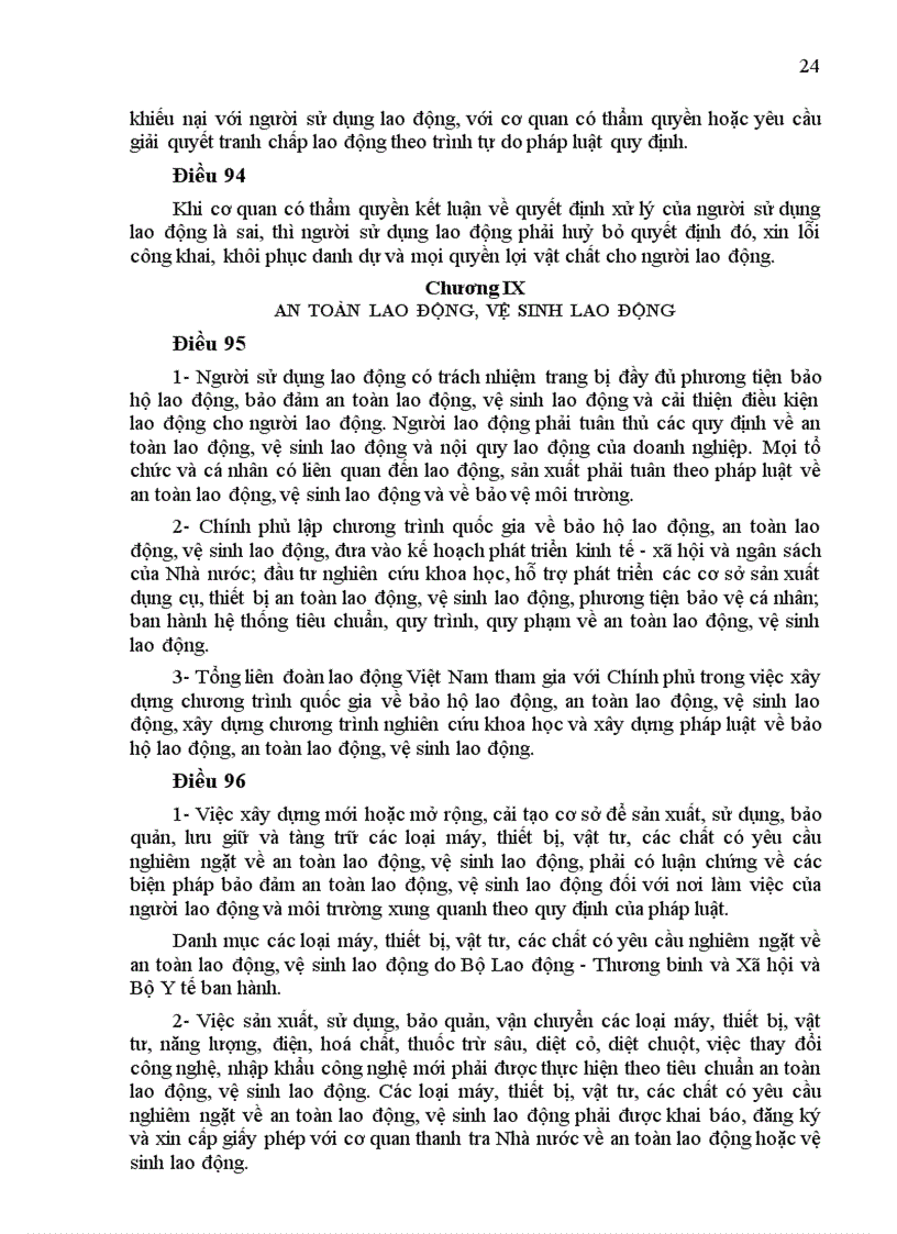 image for page Luat so 35 1994 QH10 Bo luat Lao dong