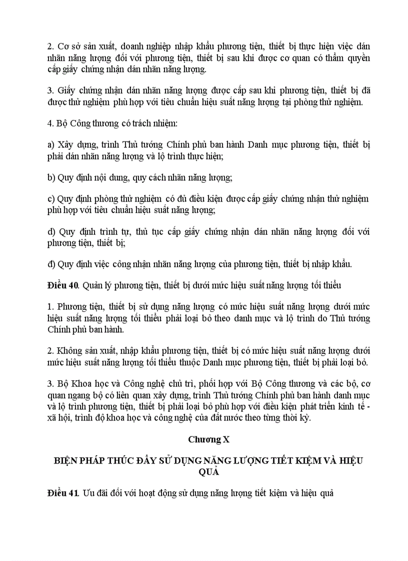 image for page Luat su dung nang luong tiet kiem va hieu qua