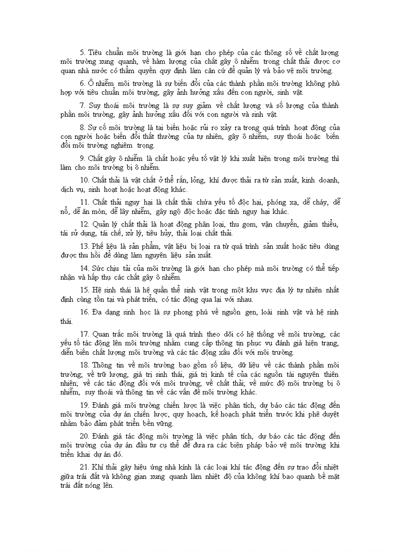 image for page Luật bảo vệ môi trường 1