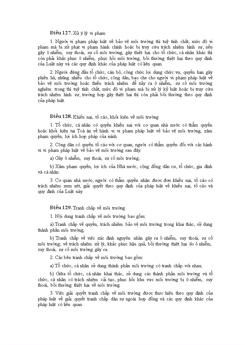 image for page Luật bảo vệ môi trường 1