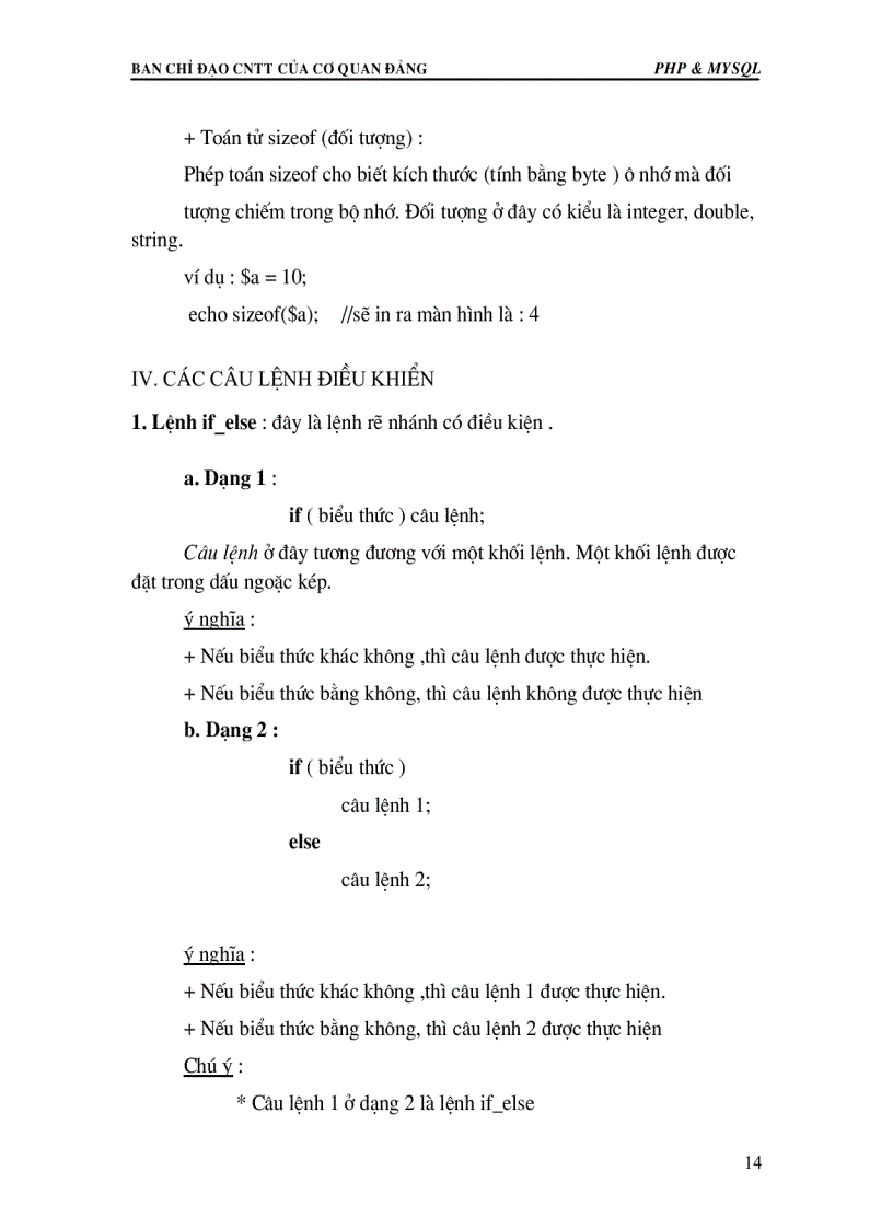 image for page Lập trình PHP 1