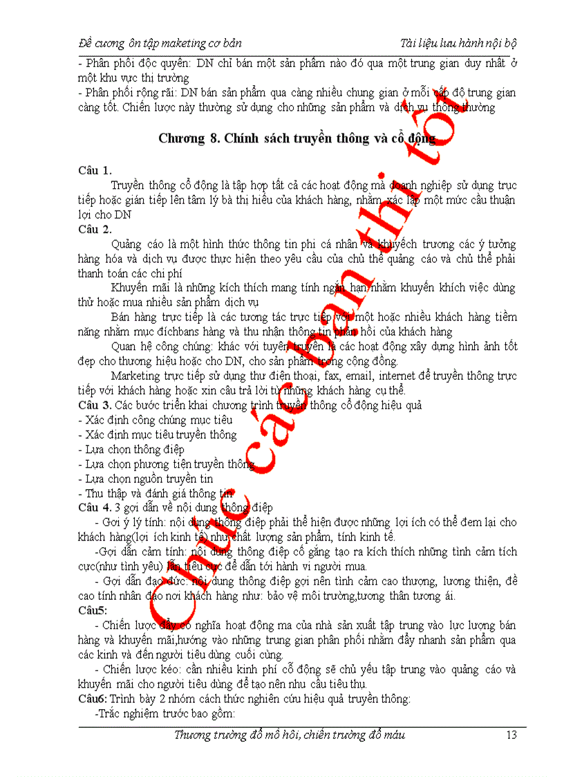 image for page Marketing căn ban