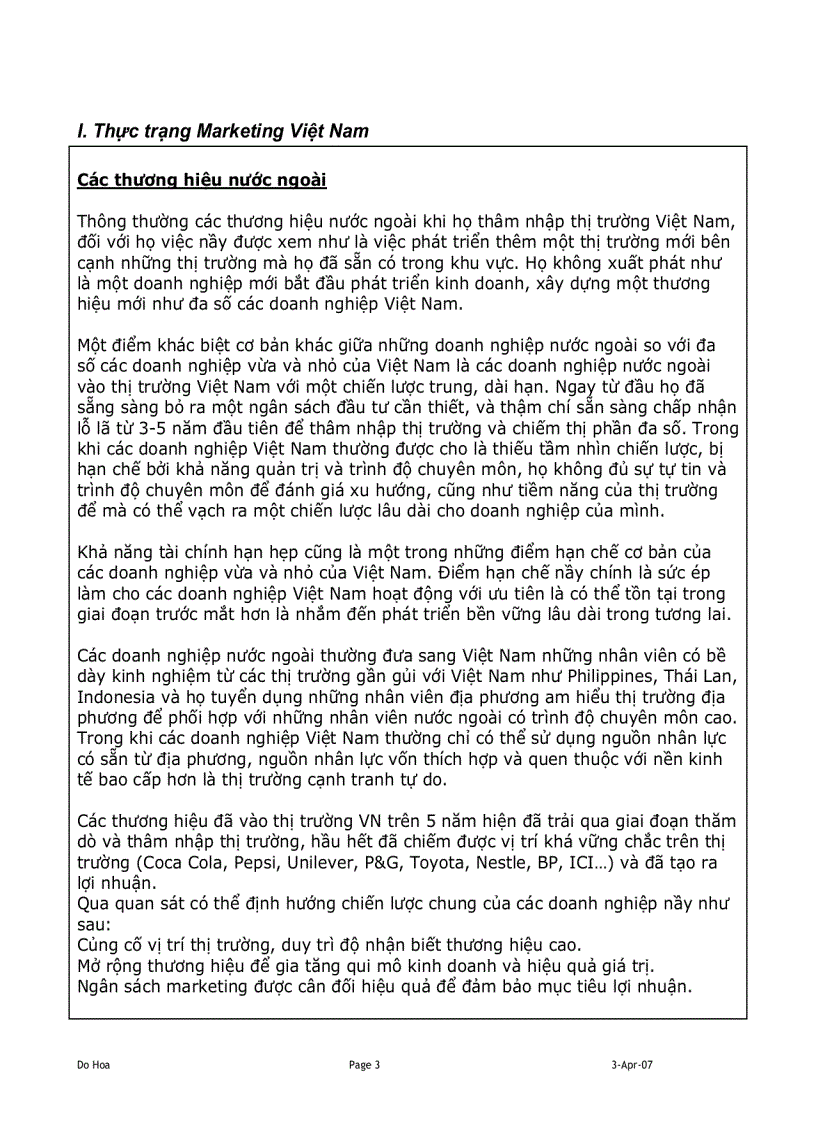 image for page Marketing Viet nam 2007