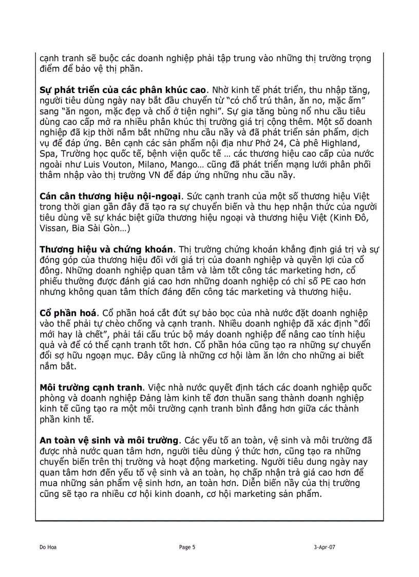 image for page Marketing Viet nam 2007