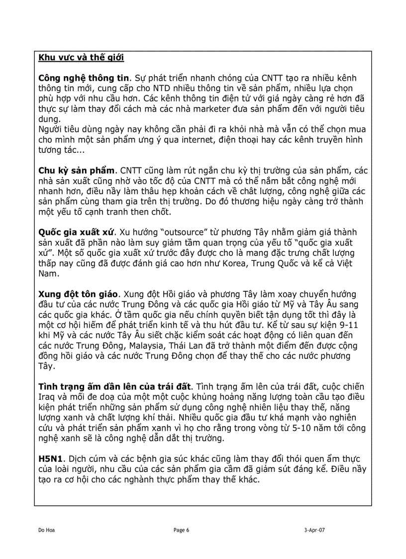 image for page Marketing Viet nam 2007