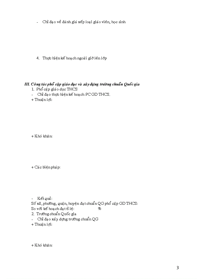 image for page Mẫu báo cáo sơ kết HK