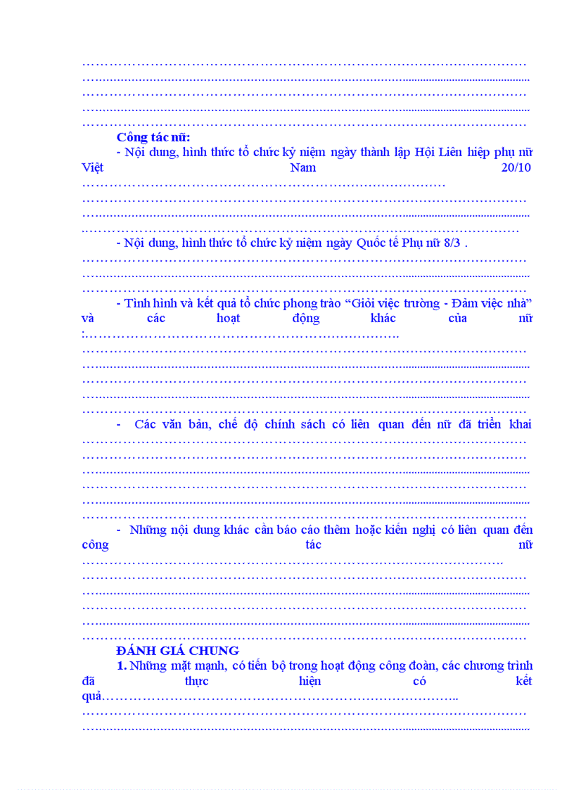 image for page Mẫu báo cáo tổng kết công đoàn năm học 2009 2010