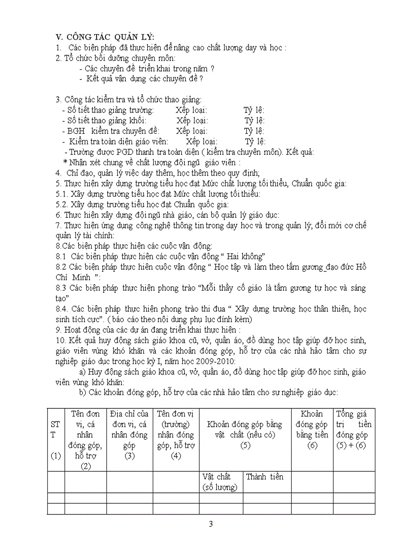 image for page Mẫu báo cáo tổng kết của Tiểu học