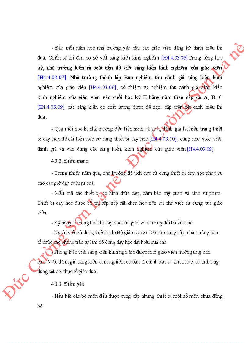 image for page Mẫu báo cáo tự đánh giá dành cho THCS