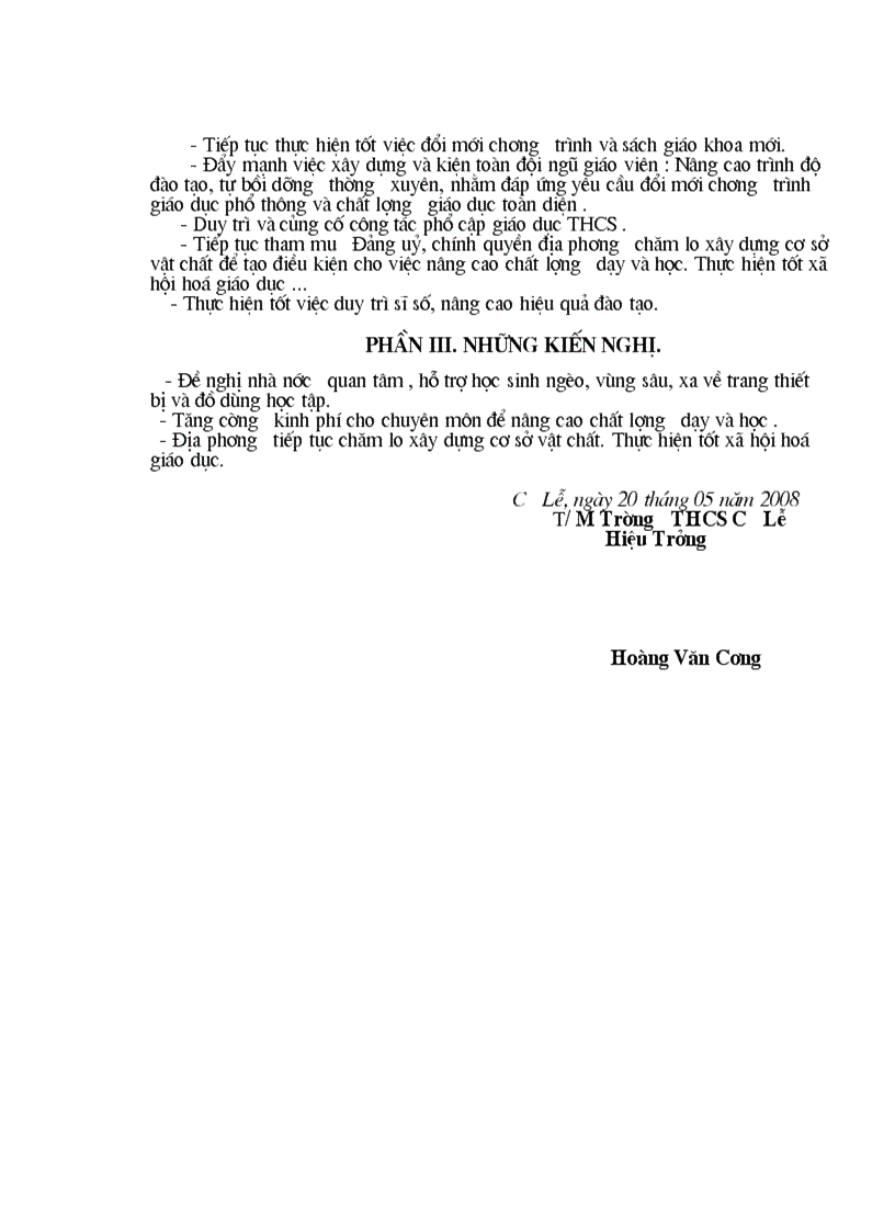 image for page Mau bao cao va ph huong nam hoc