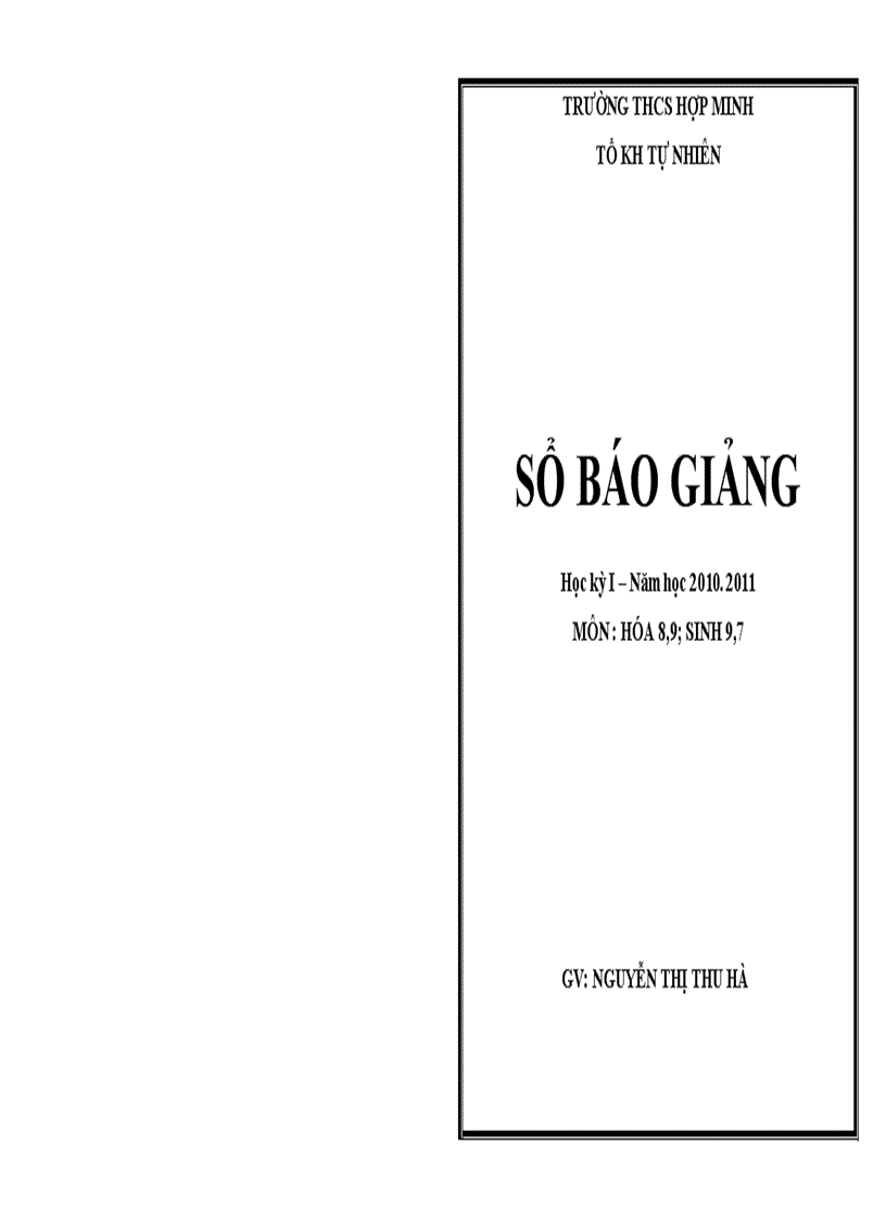 image for page Mãu bìa báo giảng
