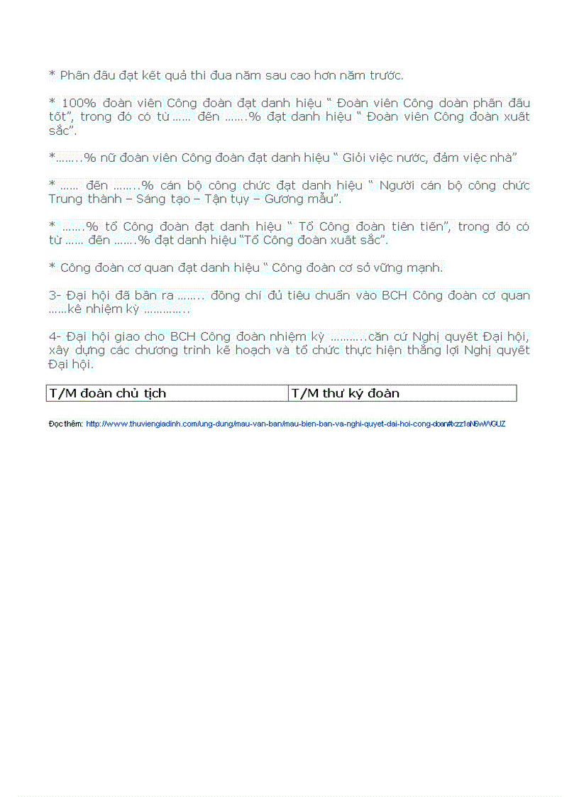 image for page Mẫu biên bản Công đoàn