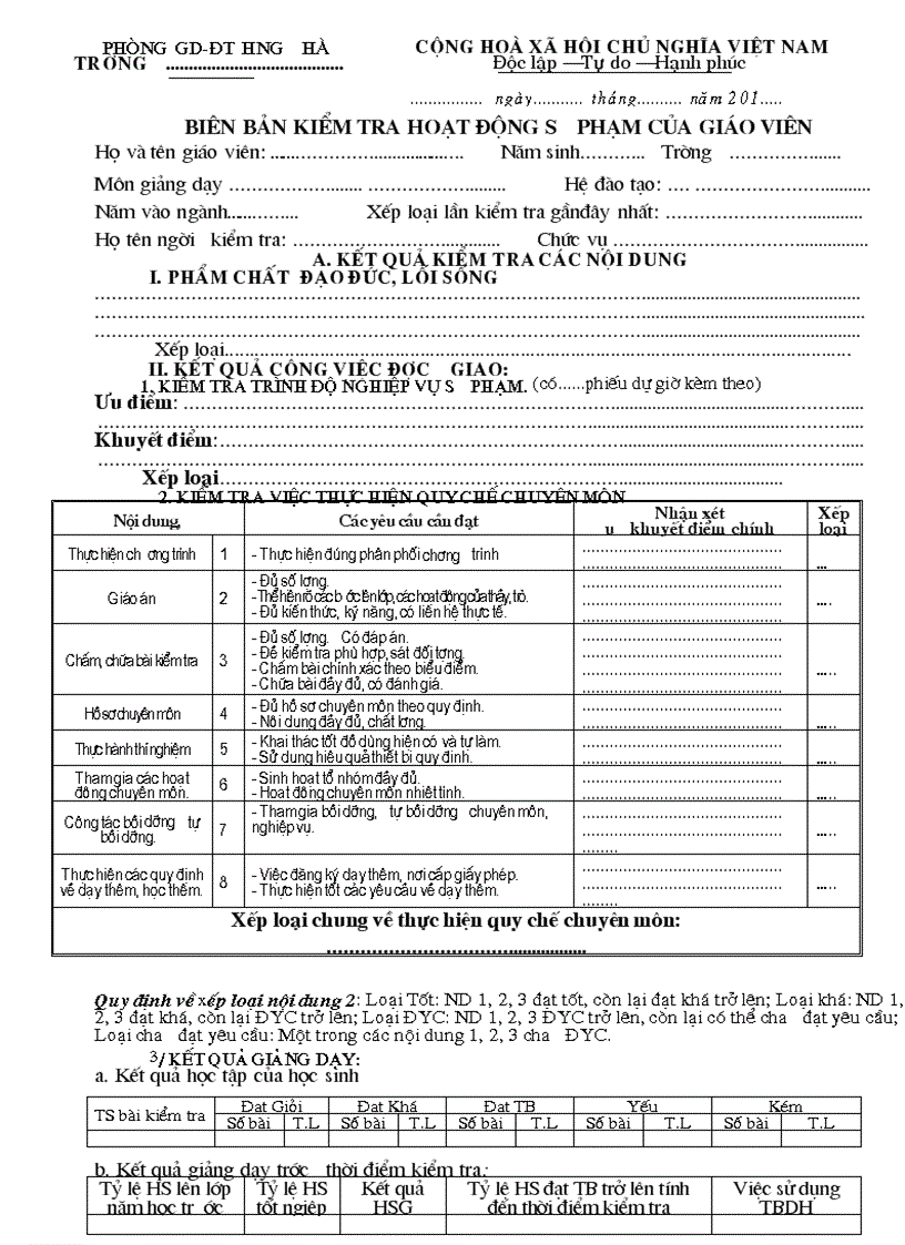 image for page Mau Bien ban kiem tra hoat dong SP GV