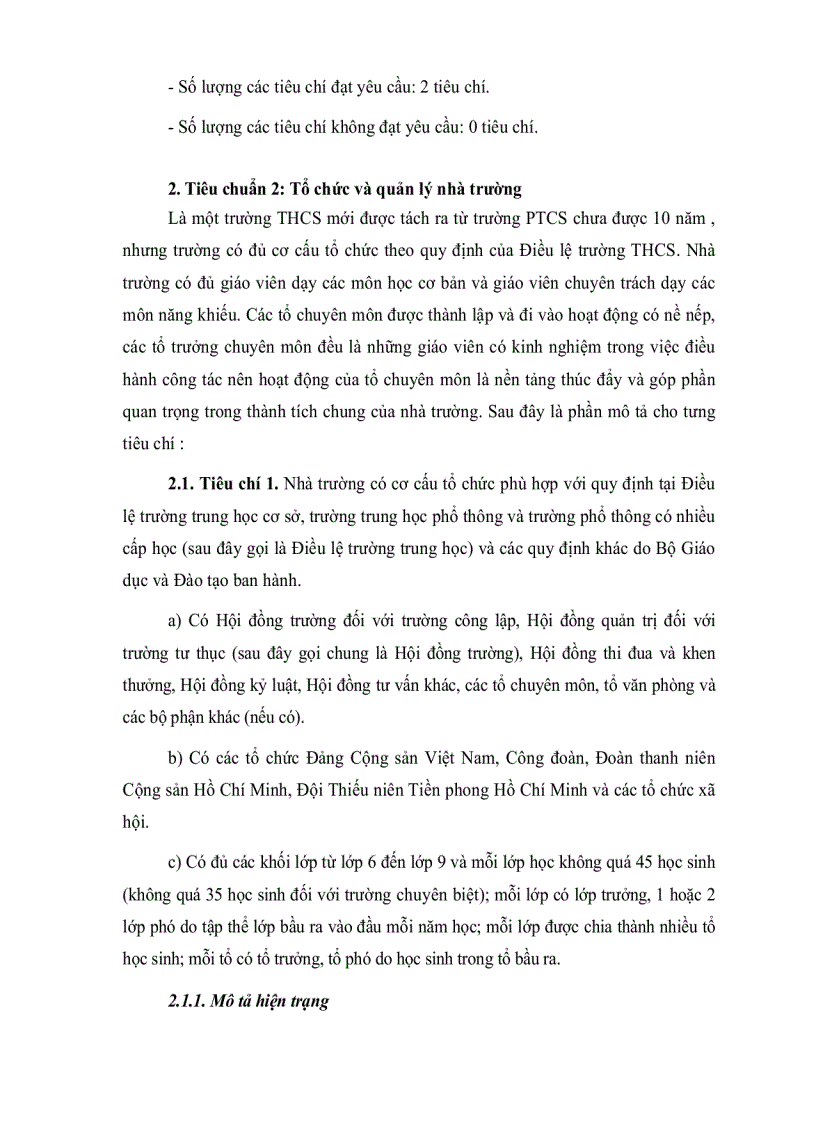 image for page Mẫu đánh giá chuẩn cơ sở giáo dục thcs