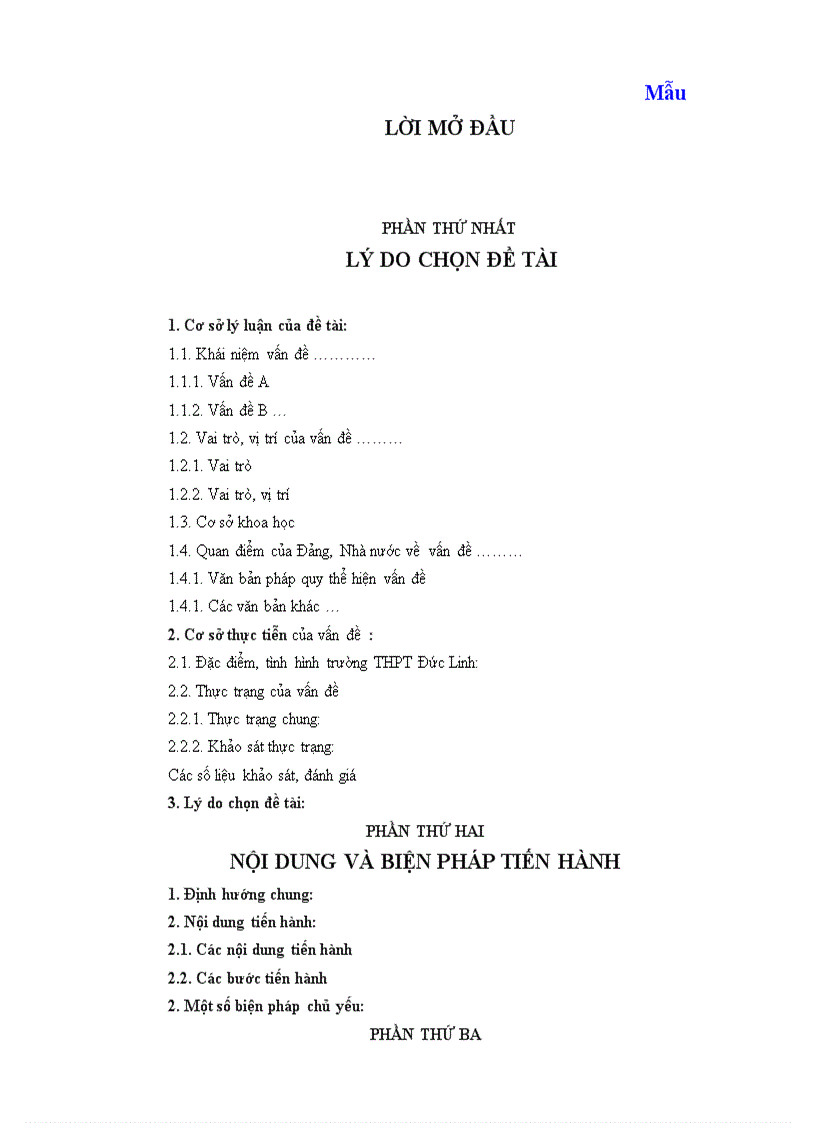 image for page Mẫu đề cương sáng kiến kinh nghiệm