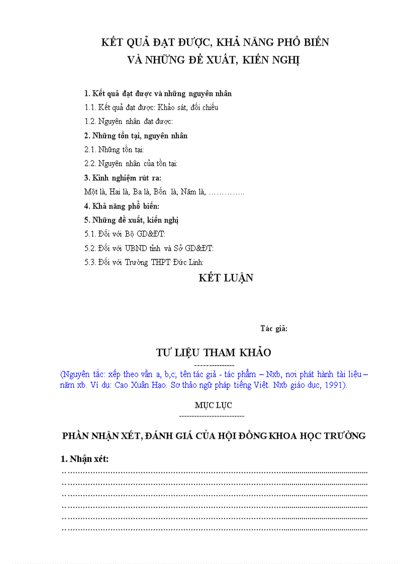 image for page Mẫu đề cương sáng kiến kinh nghiệm