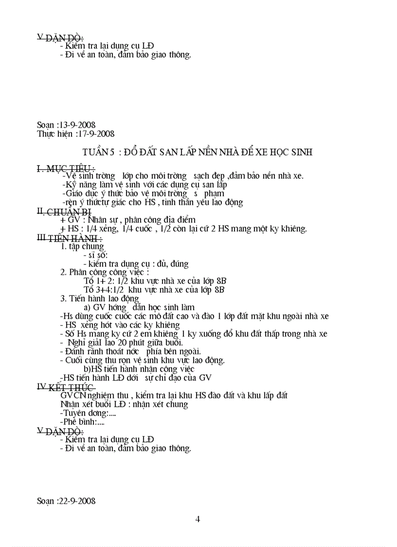 image for page Mẫu giáo án lao động