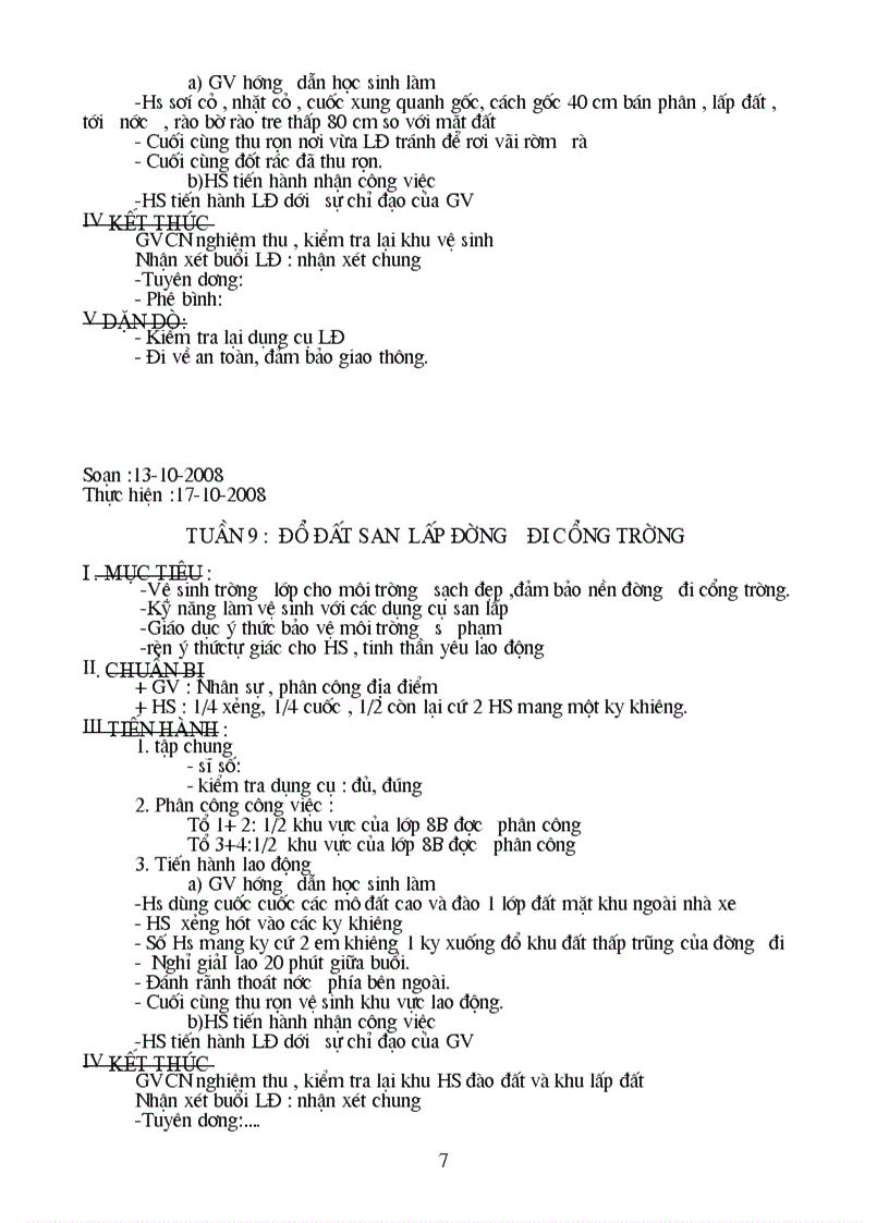 image for page Mẫu giáo án lao động