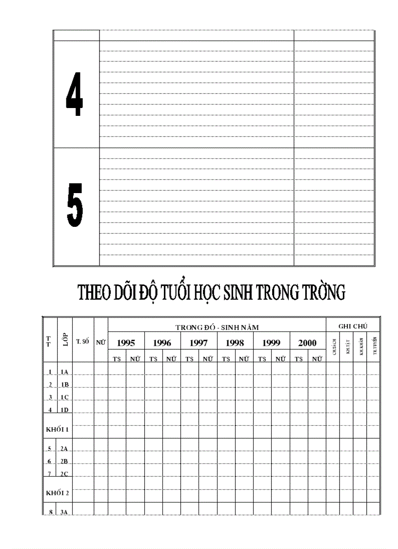 image for page Mẫu kế hoạch chuyên môn trường