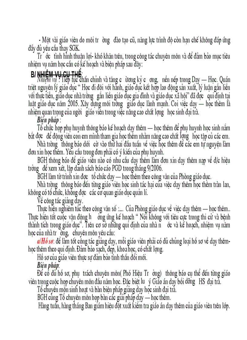 image for page Mau ke hoach day học them