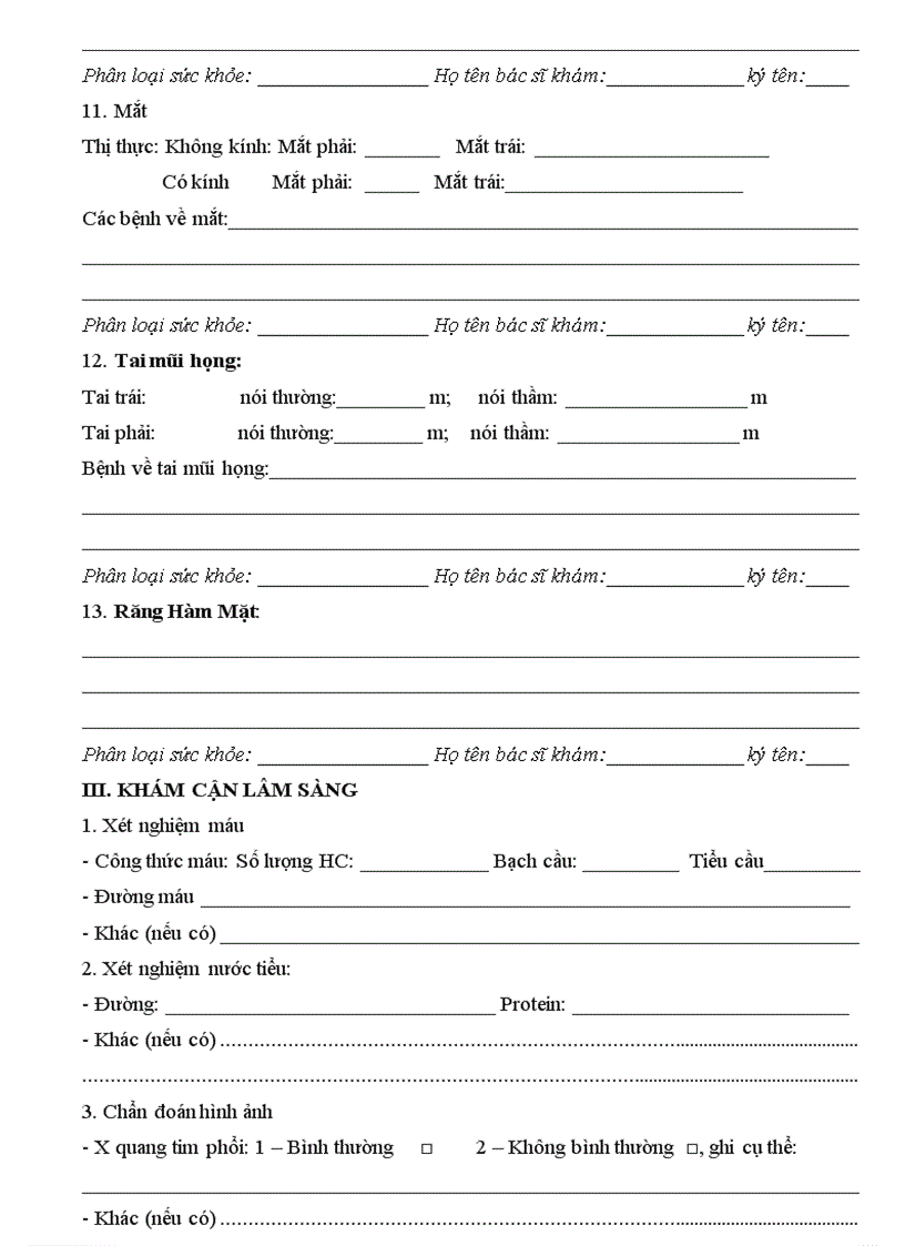 image for page Mẫu khám sức khỏe thi TDTT