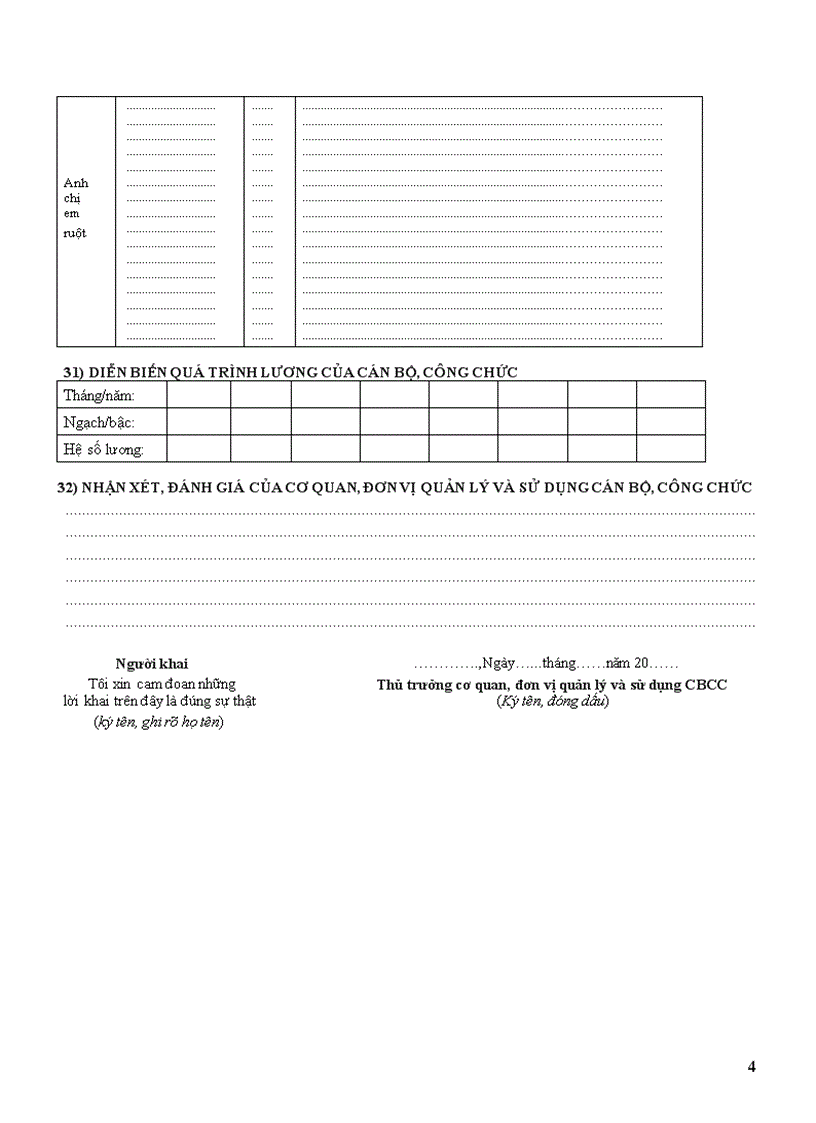 image for page MẪU Lý lịch 2 C