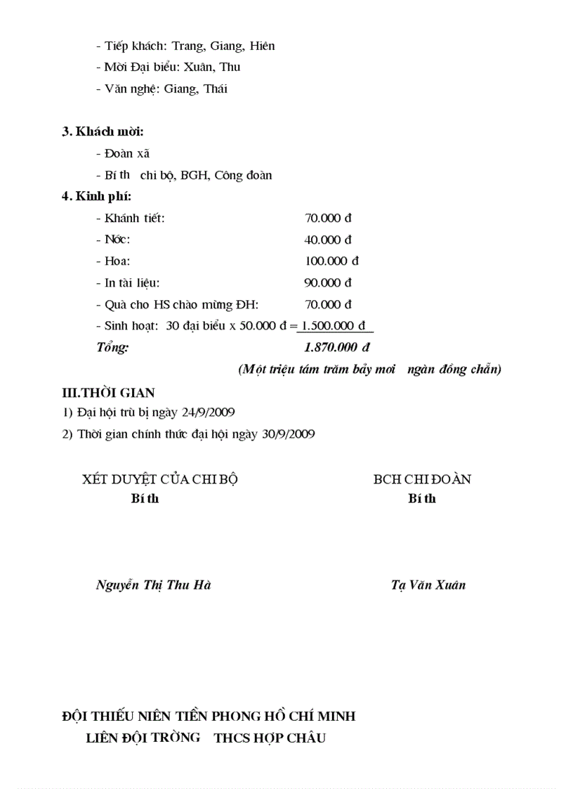 image for page Mẫu phương hướng đại hội chi đoàn