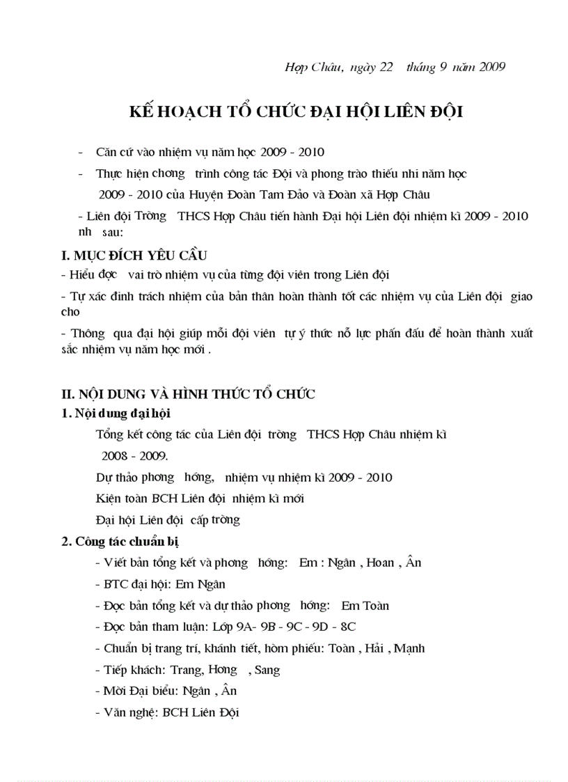 image for page Mẫu phương hướng đại hội chi đoàn