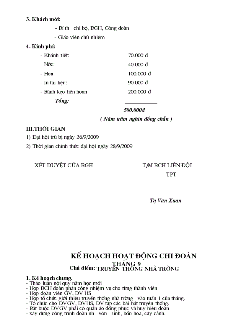 image for page Mẫu phương hướng đại hội chi đoàn