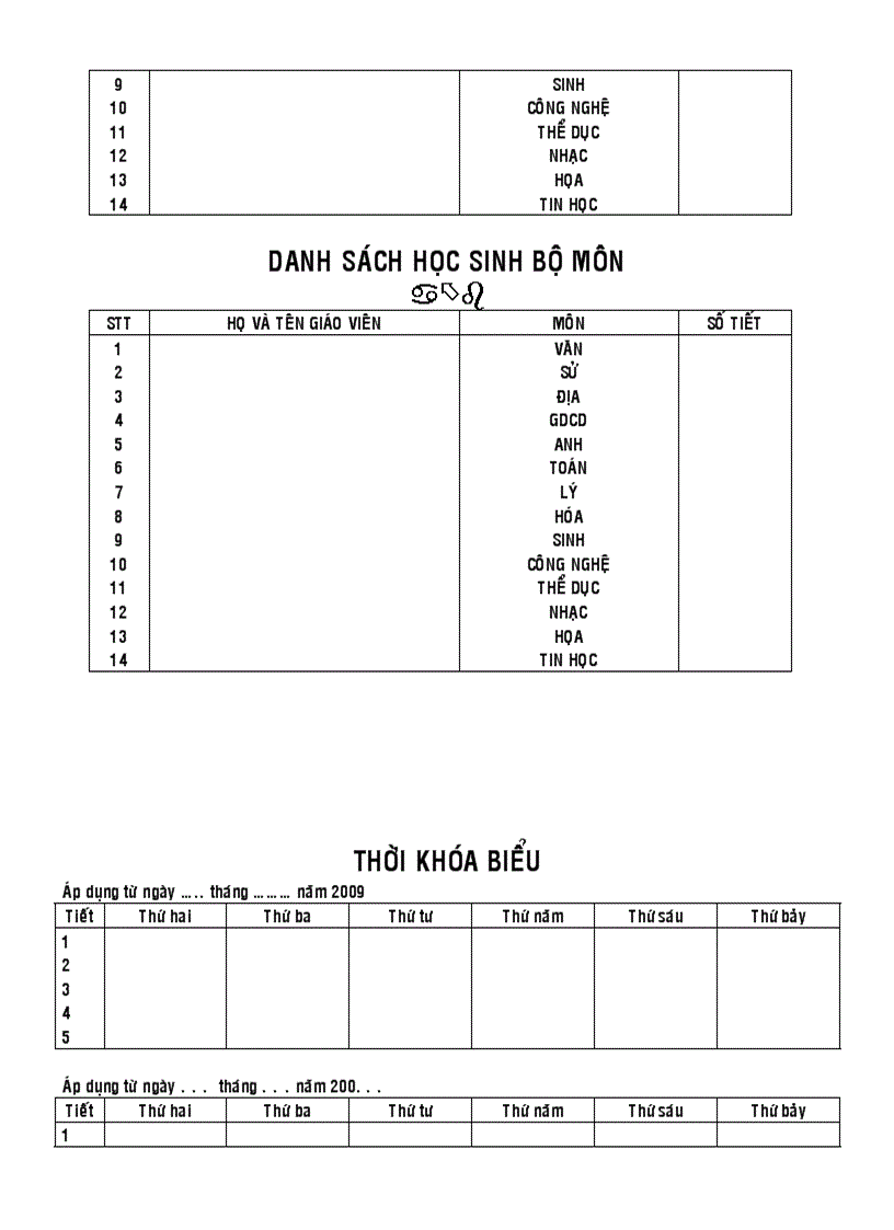 image for page Mẫu sổ chủ nhiệm THCS hay lắm